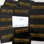 Visitenkarte Julia Kokke Sängerin