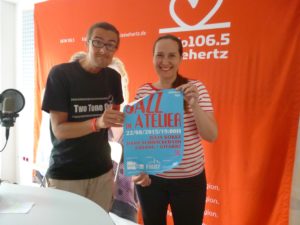 Carsten Steckel und Julia Kokke - Vorankündigung Jazz im Atelier auf Radio Leinehertz